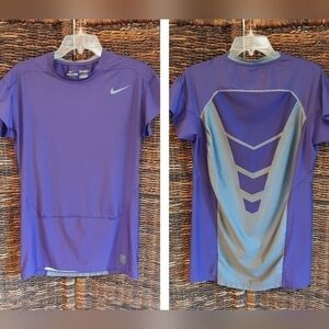 Nike Pro XXL Dri Fit Compression Short Sleeve Athletic Tee Shirt Purple …